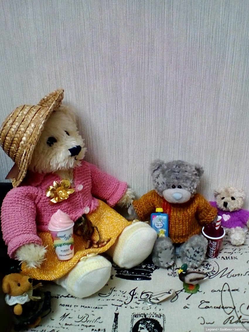 Из жизни моих мишек: мишки путешествуют