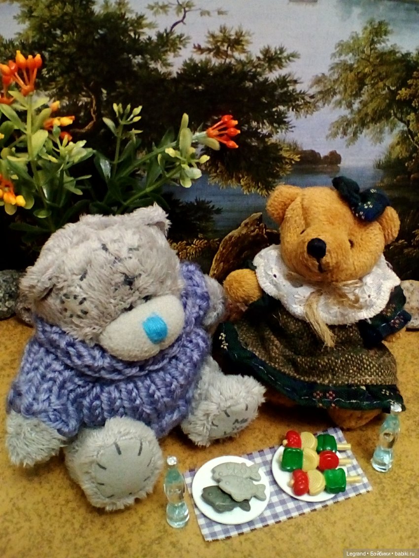 Из жизни моих мишек: мишки путешествуют