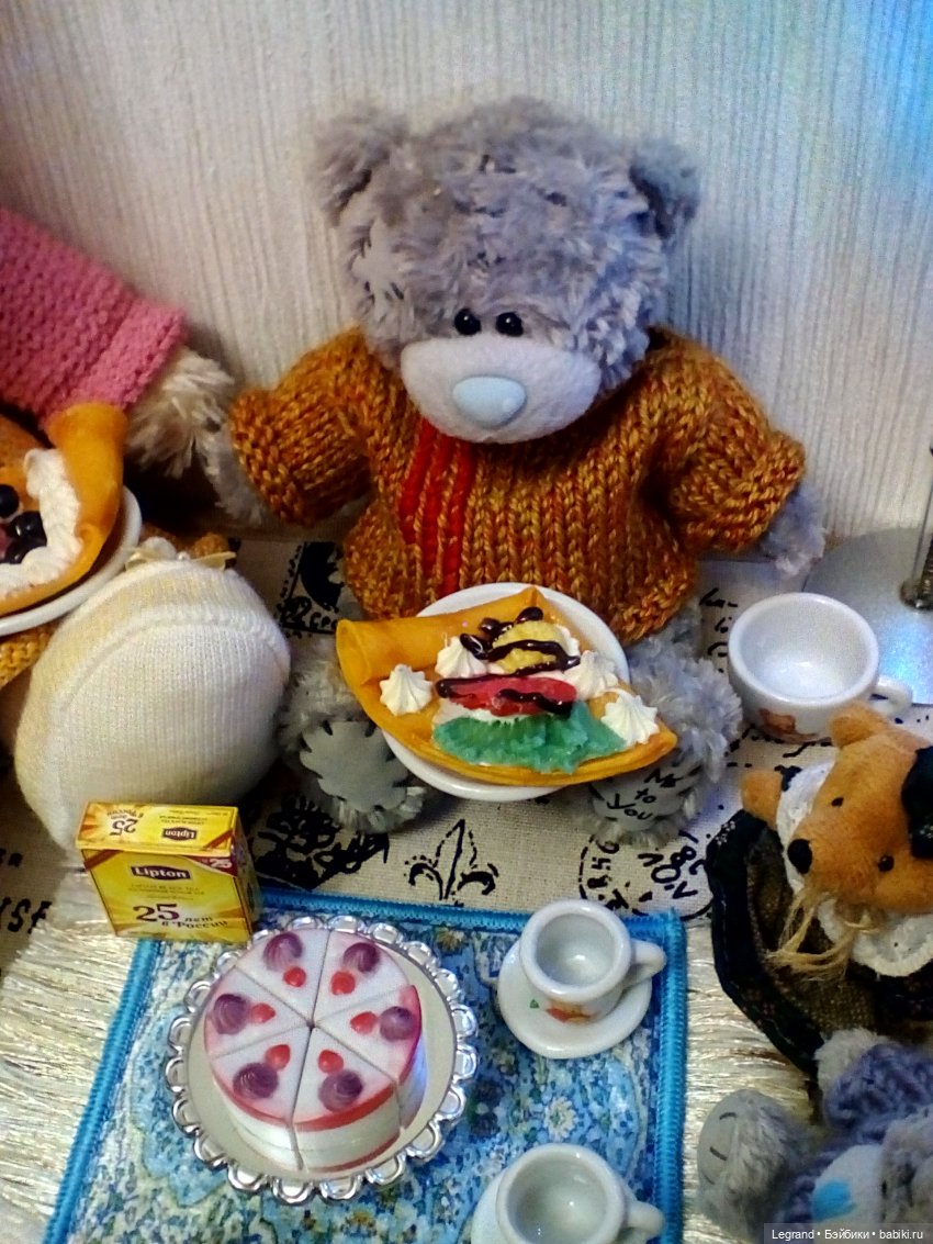 Из жизни моих мишек: День торта