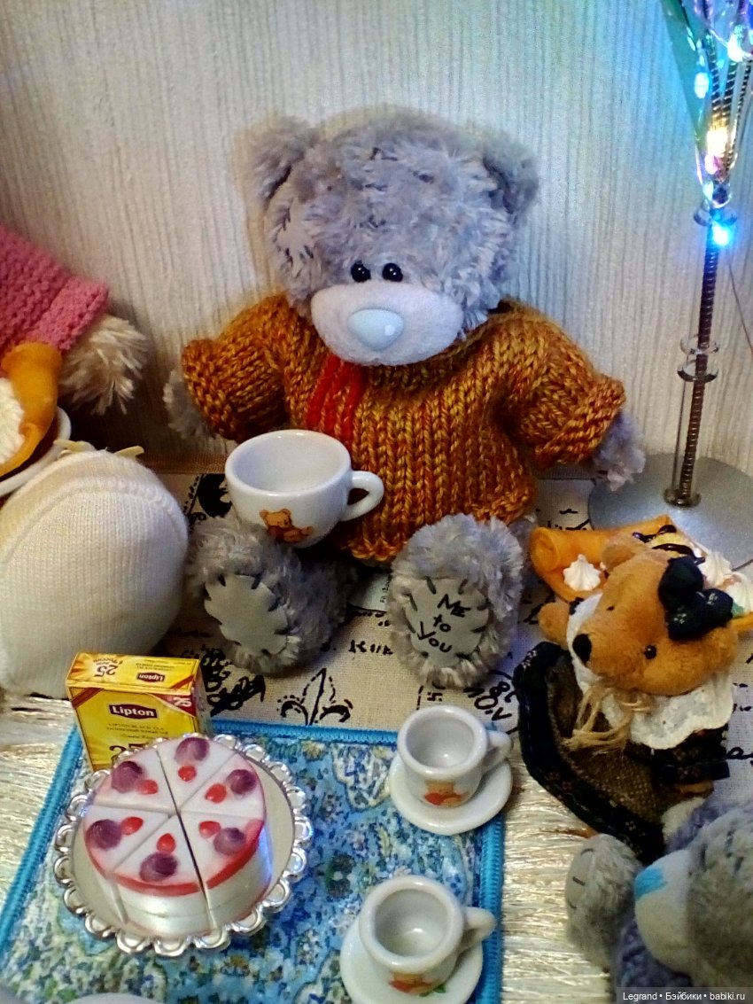 Из жизни моих мишек: День торта