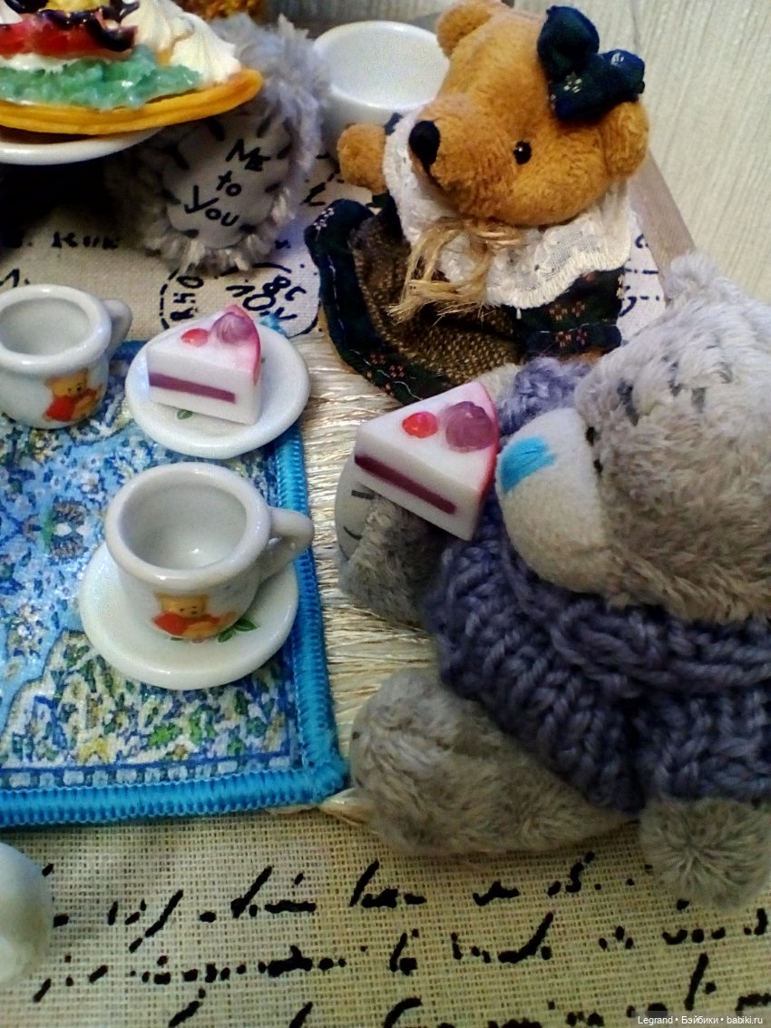 Из жизни моих мишек: День торта