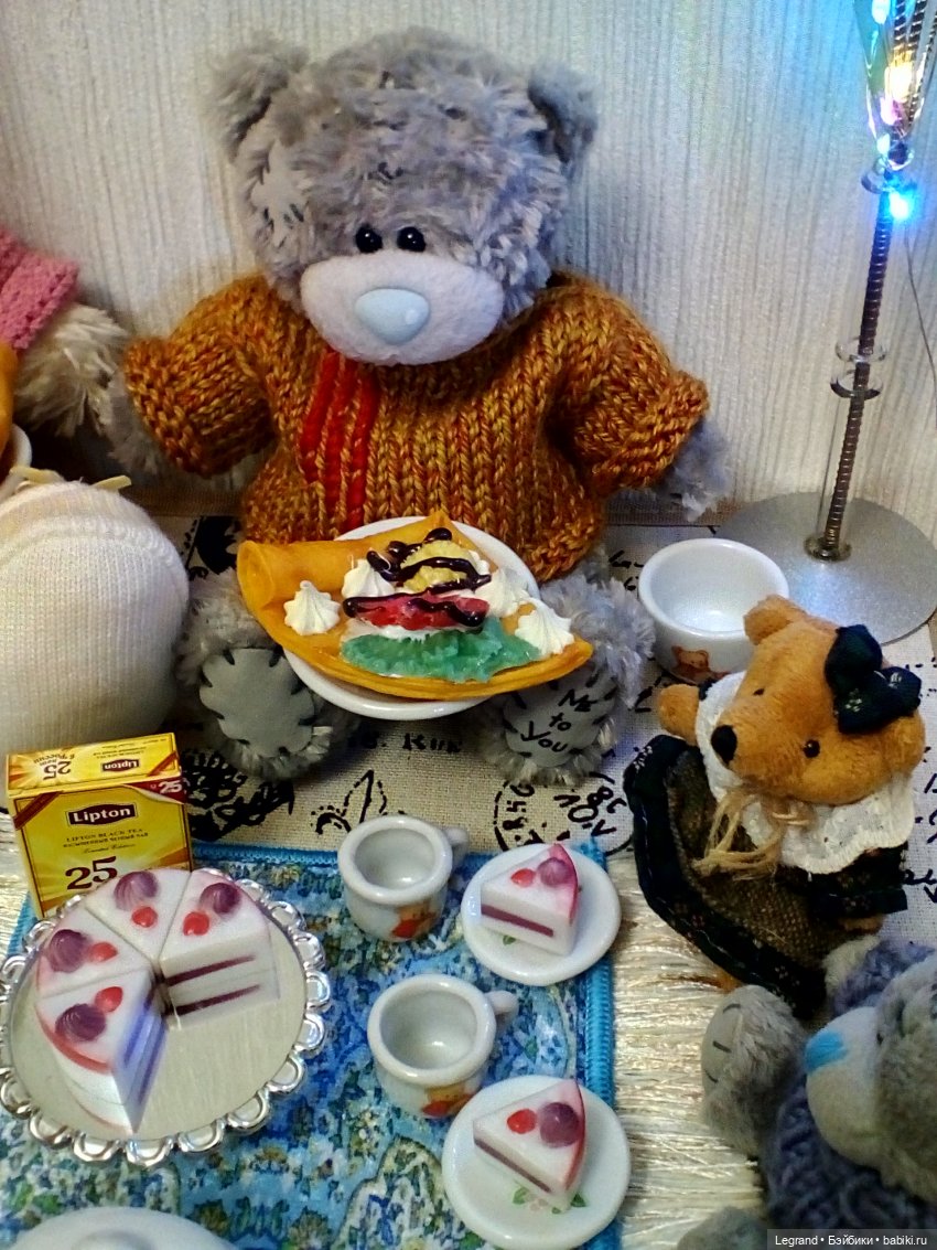 Из жизни моих мишек: День торта