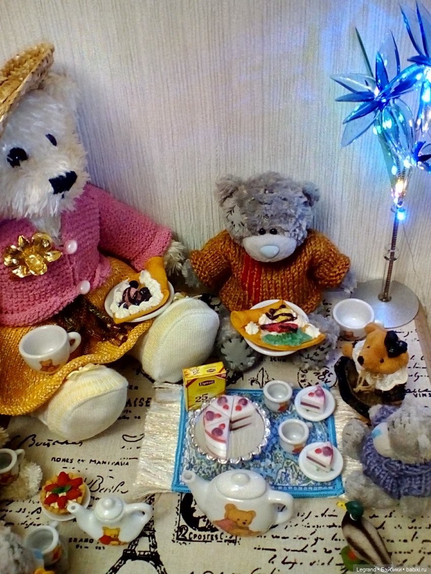 Из жизни моих мишек: День торта