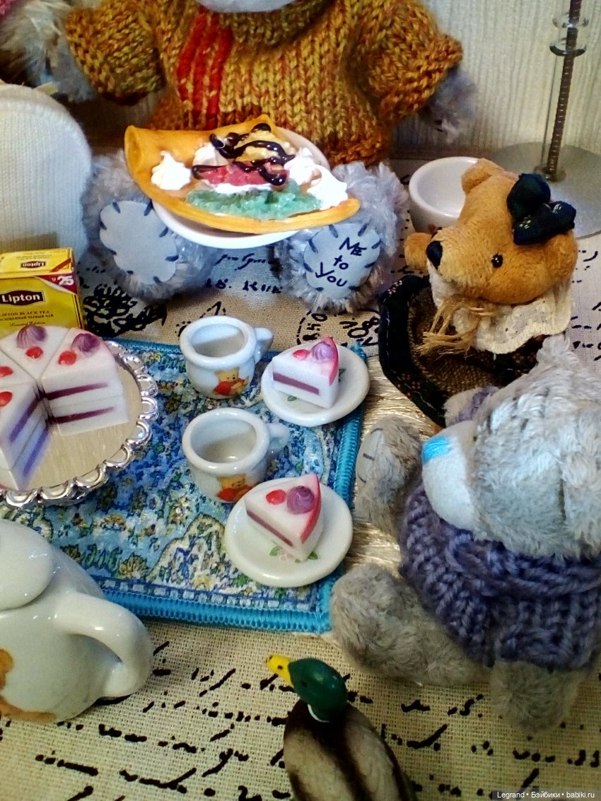 Из жизни моих мишек: День торта