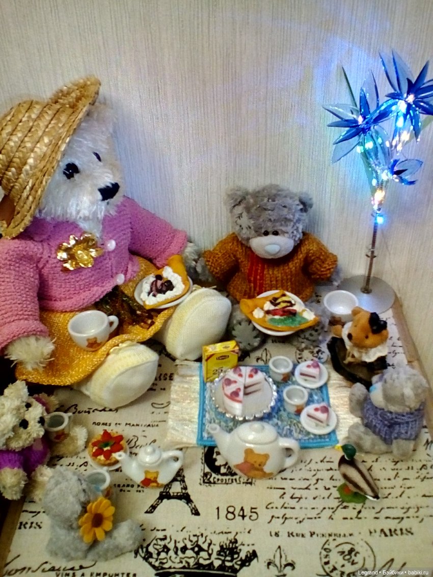 Из жизни моих мишек: День торта