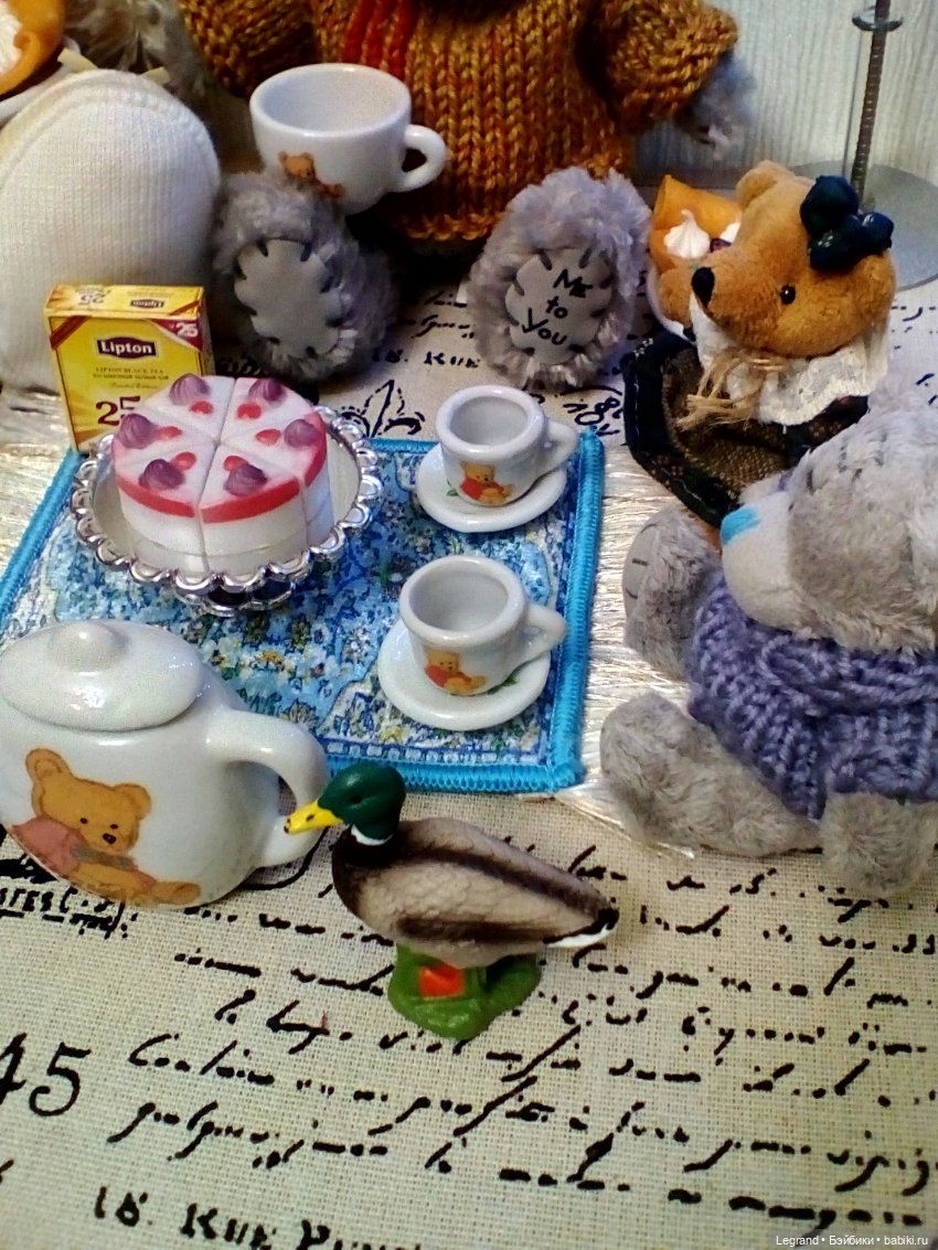 Из жизни моих мишек: День торта