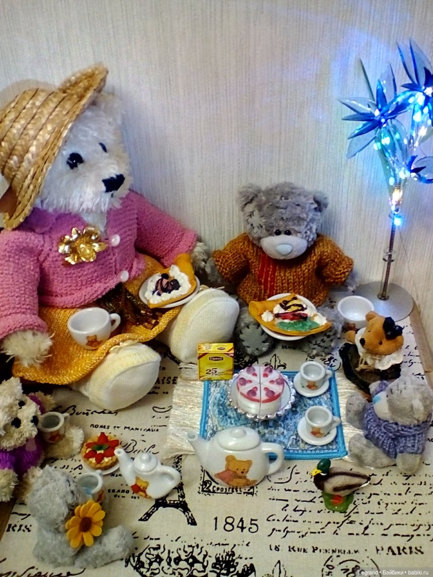 Из жизни моих мишек: День торта