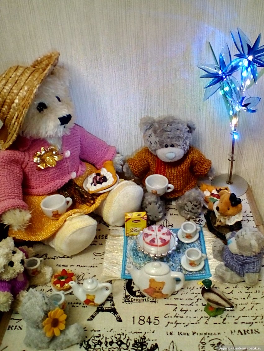 Из жизни моих мишек: День торта