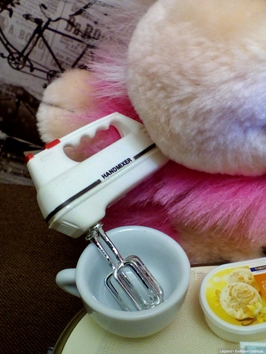 Хомочка готовит коктейль | Бэйбики Хомочка готовит коктейль — Плюшевые мишки и игрушки (Teddy Bear): винтаж