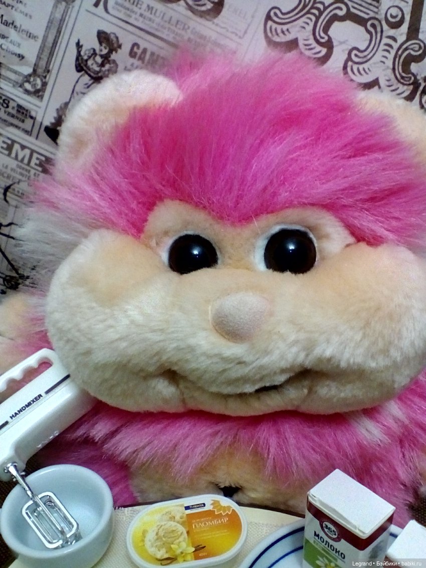 Хомочка готовит коктейль | Бэйбики Хомочка готовит коктейль — Плюшевые мишки и игрушки (Teddy Bear): винтаж