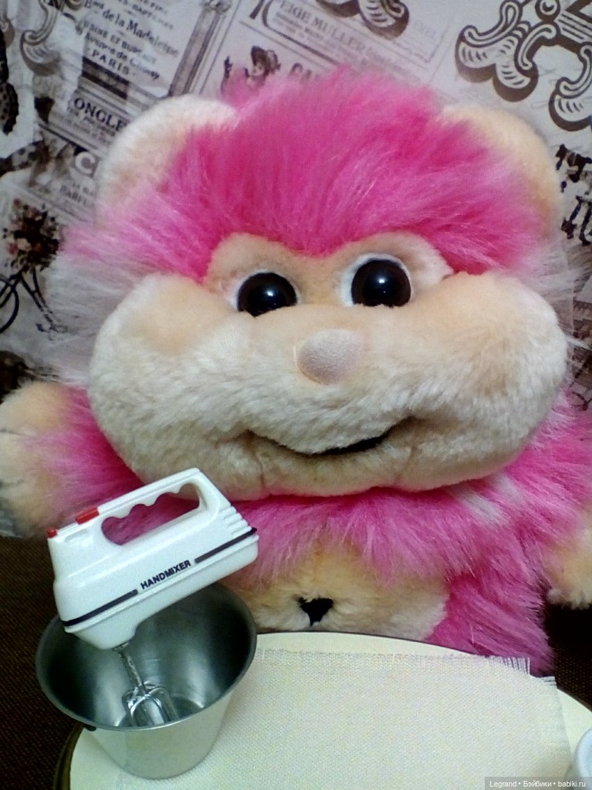 Хомочка готовит коктейль | Бэйбики Хомочка готовит коктейль — Плюшевые мишки и игрушки (Teddy Bear): винтаж