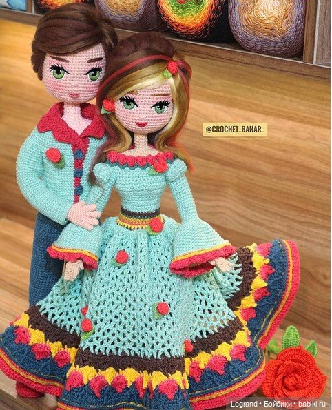 Прелестные куколки амигуруми от иранской мастерицы (фото 4)