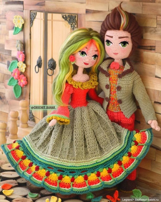 Прелестные куколки амигуруми от иранской мастерицы (фото 6)