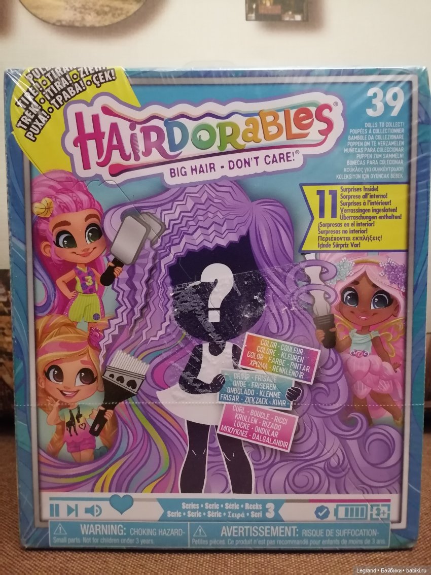 Новенькие в Лурении: распаковка редкой Hairdorables Kali (фото 8)