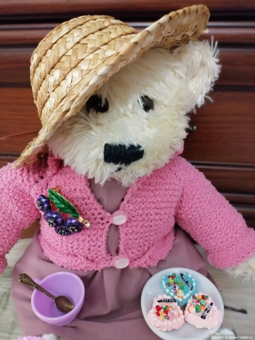 Пембе в новом образе — Плюшевые мишки и игрушки (Teddy Bear): винтаж (фото 2)