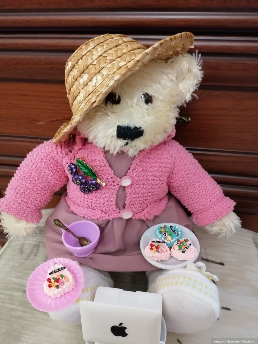 Пембе в новом образе — Плюшевые мишки и игрушки (Teddy Bear): винтаж (фото 10)