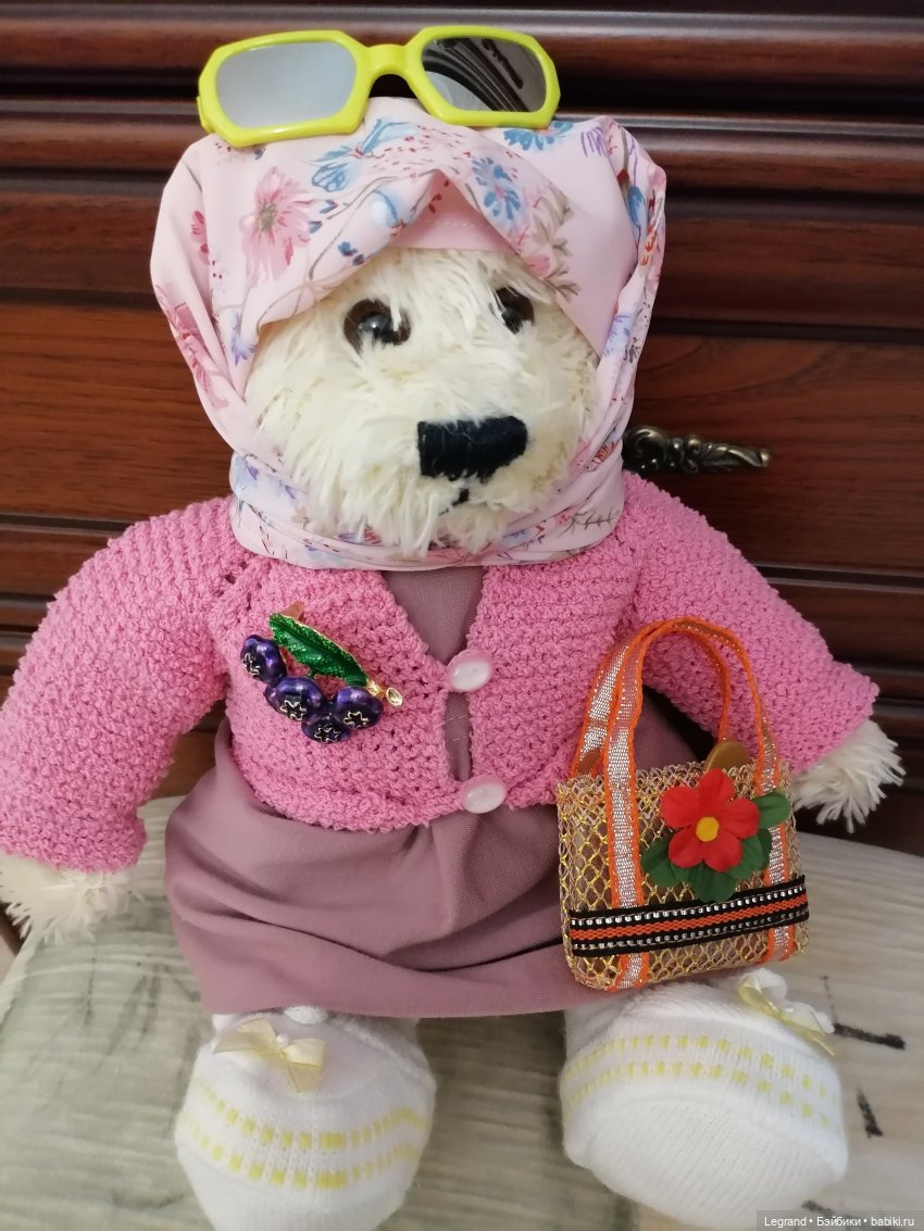 Пембе в новом образе — Плюшевые мишки и игрушки (Teddy Bear): винтаж