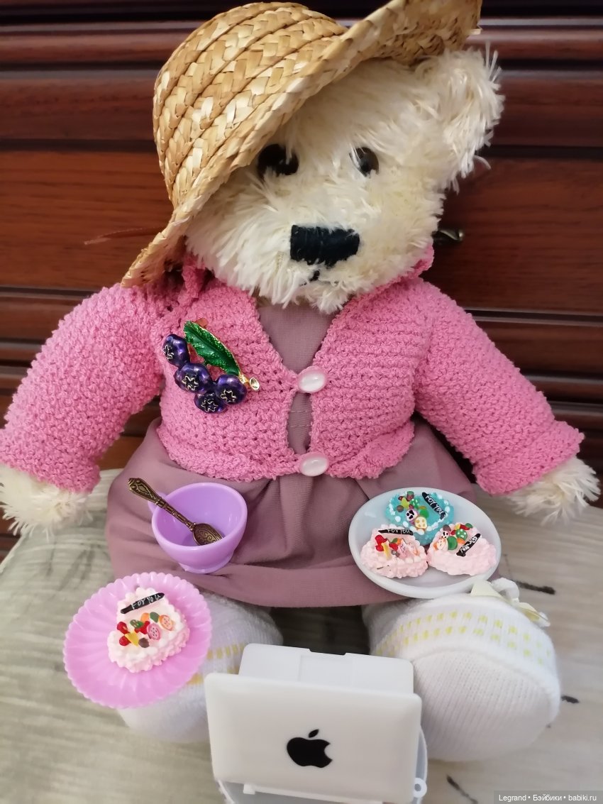 Пембе в новом образе — Плюшевые мишки и игрушки (Teddy Bear): винтаж (фото 6)