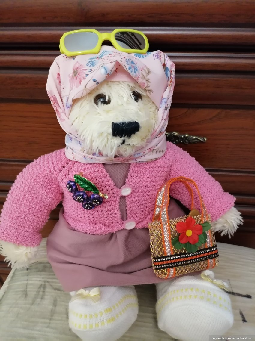 Пембе в новом образе — Плюшевые мишки и игрушки (Teddy Bear): винтаж