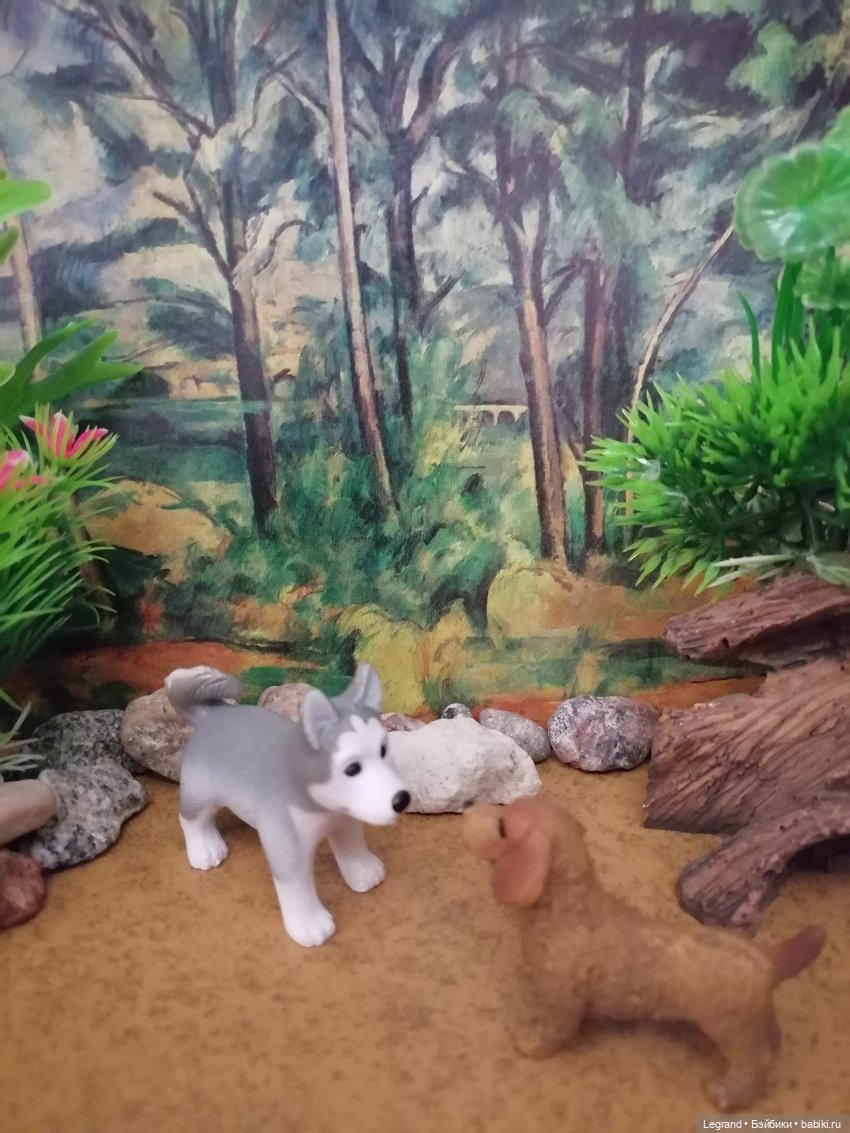 Лурения: питомцы на прогулке