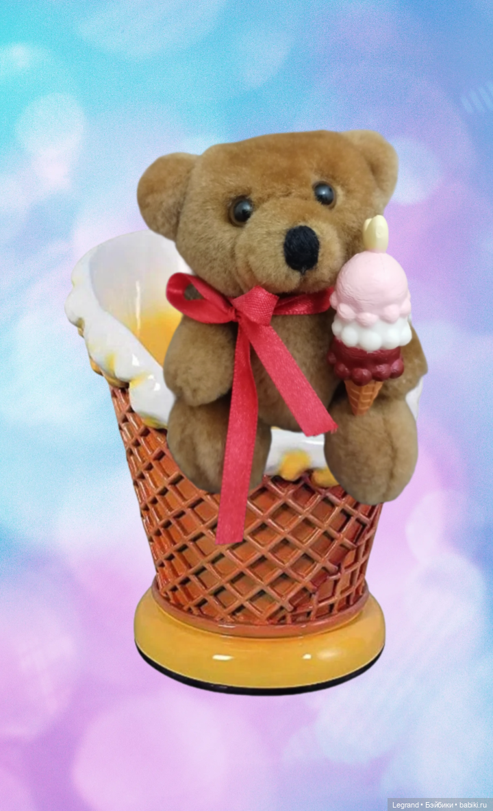 Мишки в кафе🍦 — Плюшевые мишки и игрушки (Teddy Bear): винтаж (фото 8)