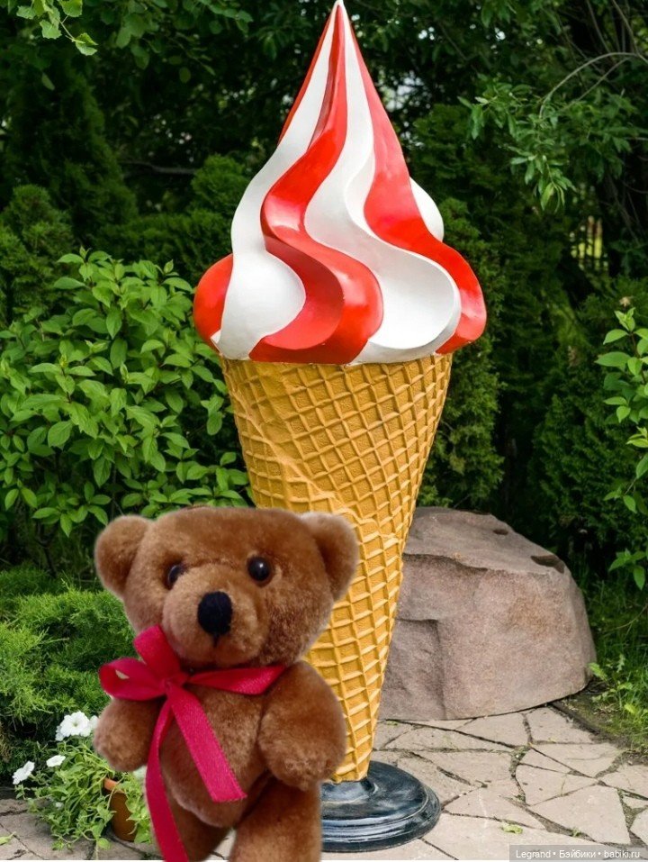 Мишки в кафе🍦 — Плюшевые мишки и игрушки (Teddy Bear): винтаж