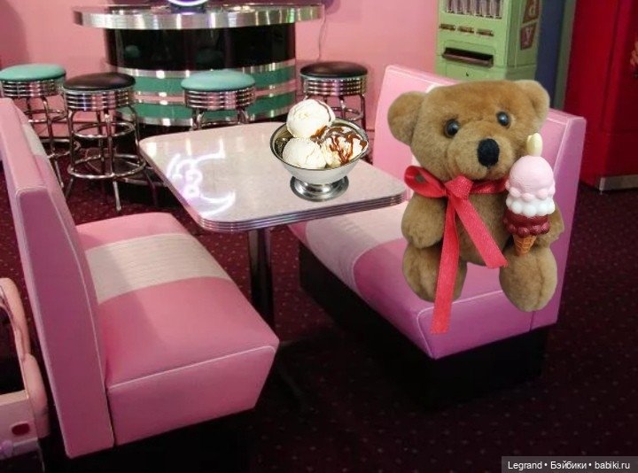 Мишель на отдыхе — Плюшевые мишки и игрушки (Teddy Bear): винтаж (фото 8)