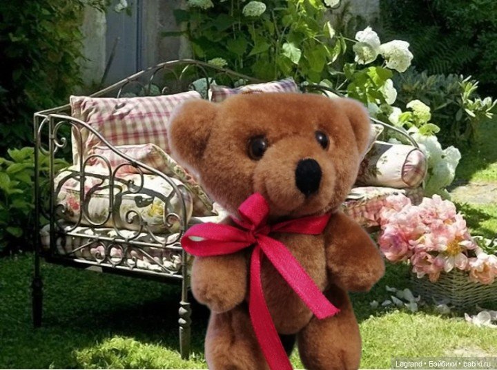 Мишель собирает ягоды🍓 — Плюшевые мишки и игрушки (Teddy Bear): винтаж