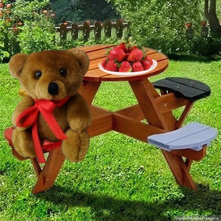 Мишель собирает ягоды🍓 — Плюшевые мишки и игрушки (Teddy Bear): винтаж (фото 9)