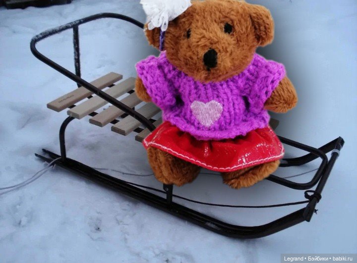 Из жизни моих мишек: Гюлиз и снег