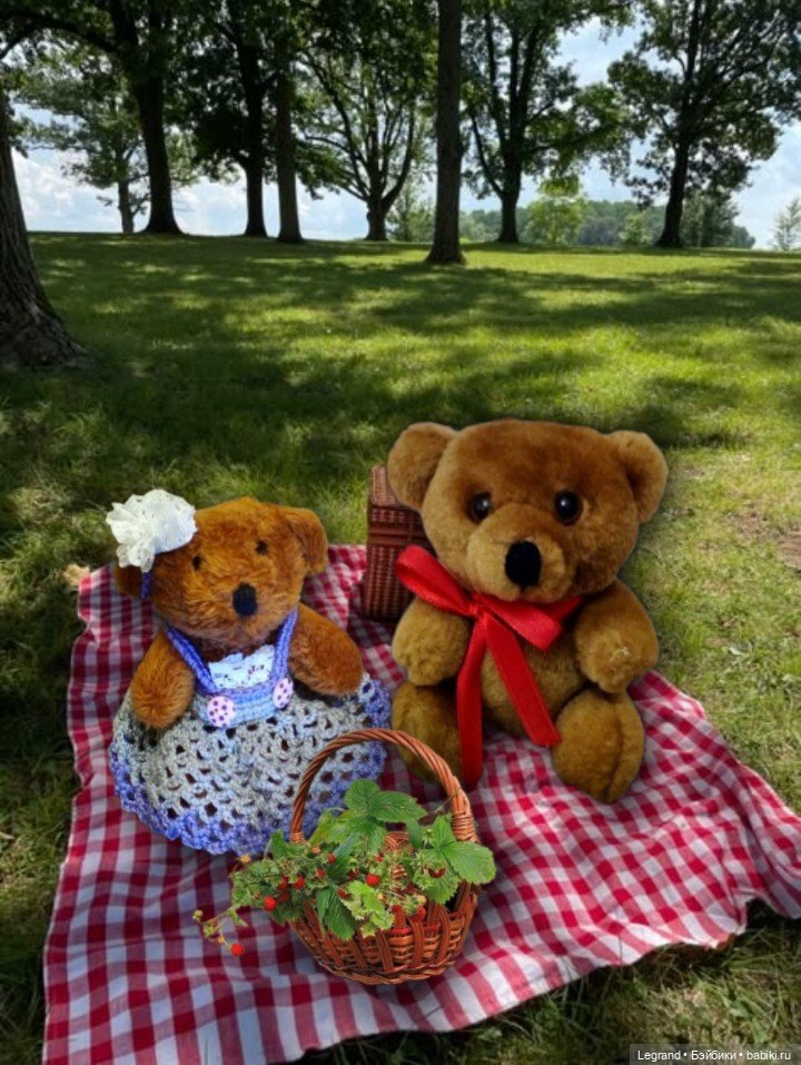 Из жизни моих мишек: Мишель и Гюлиз в лесу