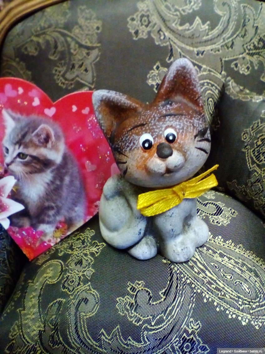 Кошка. Стихи Жак-Анжа — Интересные игрушки и фигурки (разное): редкие