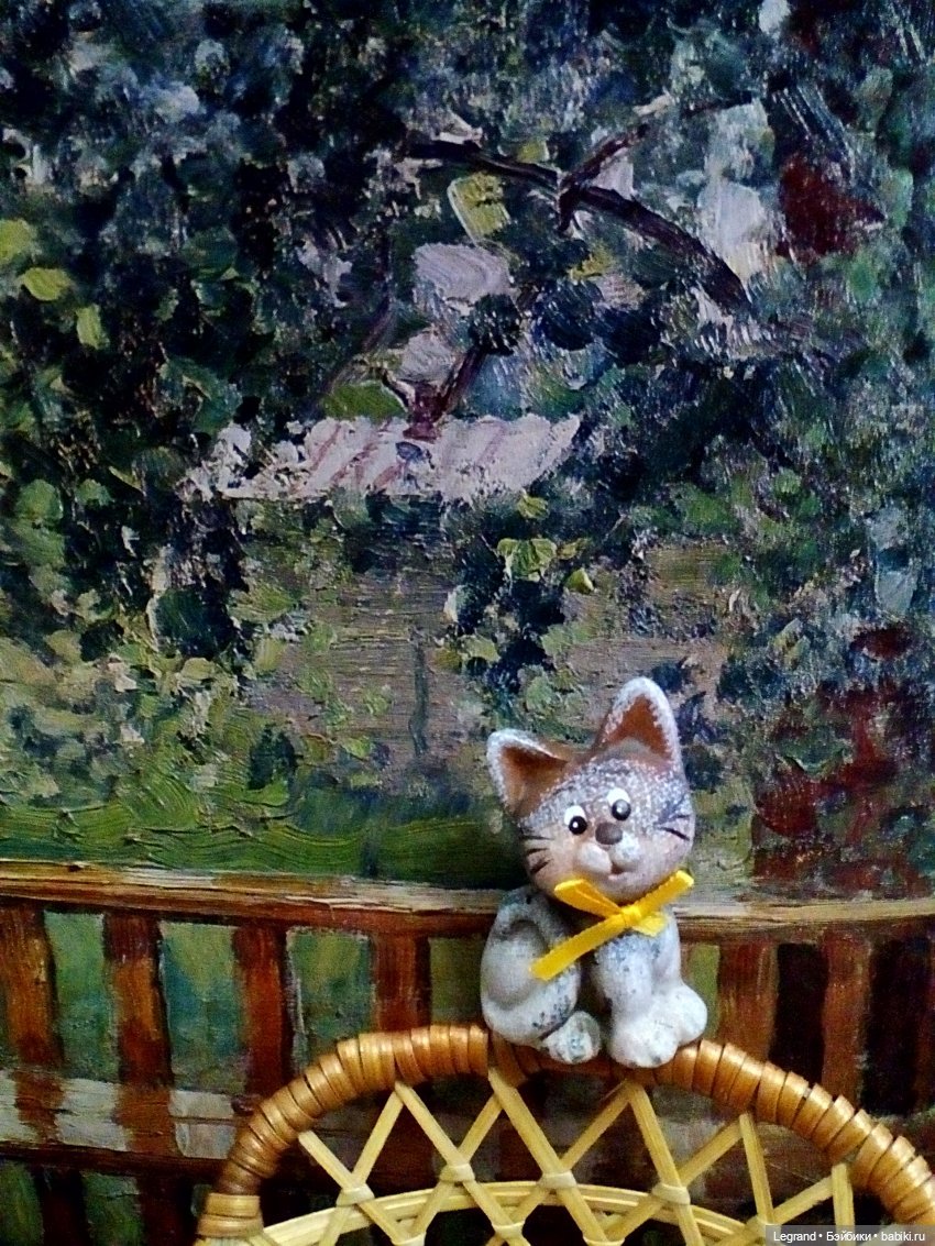 Кошка. Стихи Жак-Анжа — Интересные игрушки и фигурки (разное): редкие