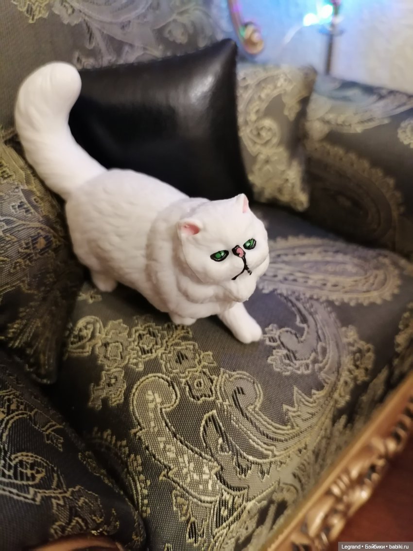 Кошка. Стихи Жак-Анжа — Интересные игрушки и фигурки (разное): редкие