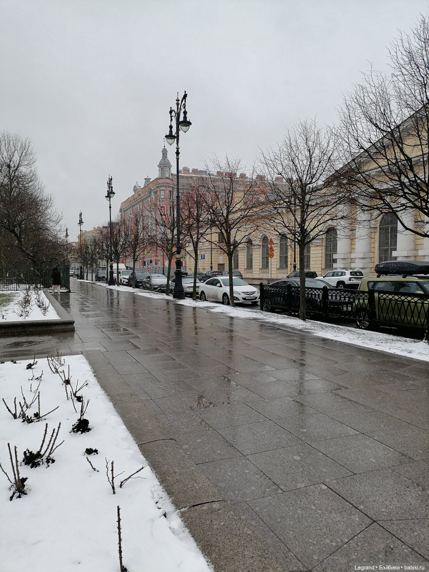 Санкт-Петербург: зима в апреле. Прогулка с собачками - часть вторая