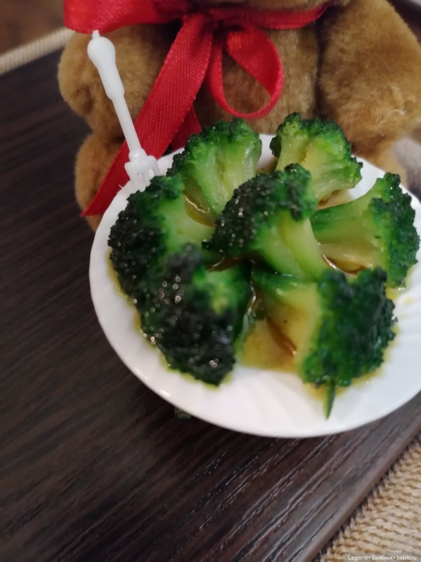 Мишель и я: ужин — Плюшевые мишки и игрушки (Teddy Bear): винтаж