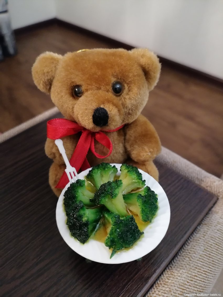 Мишель и я: ужин — Плюшевые мишки и игрушки (Teddy Bear): винтаж (фото 3)