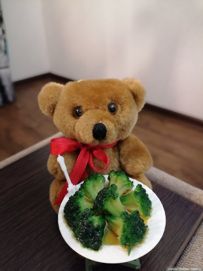 Мишель и я: ужин — Плюшевые мишки и игрушки (Teddy Bear): винтаж (фото 2)