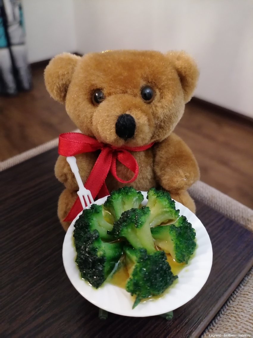 Мишель и я: ужин — Плюшевые мишки и игрушки (Teddy Bear): винтаж