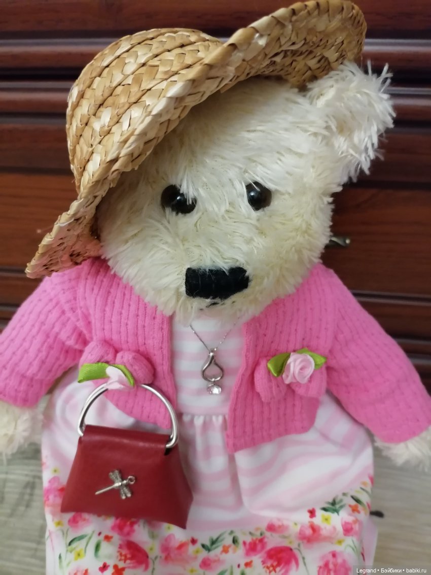 Пембе в новом платье🌺 — Плюшевые мишки и игрушки (Teddy Bear): винтаж