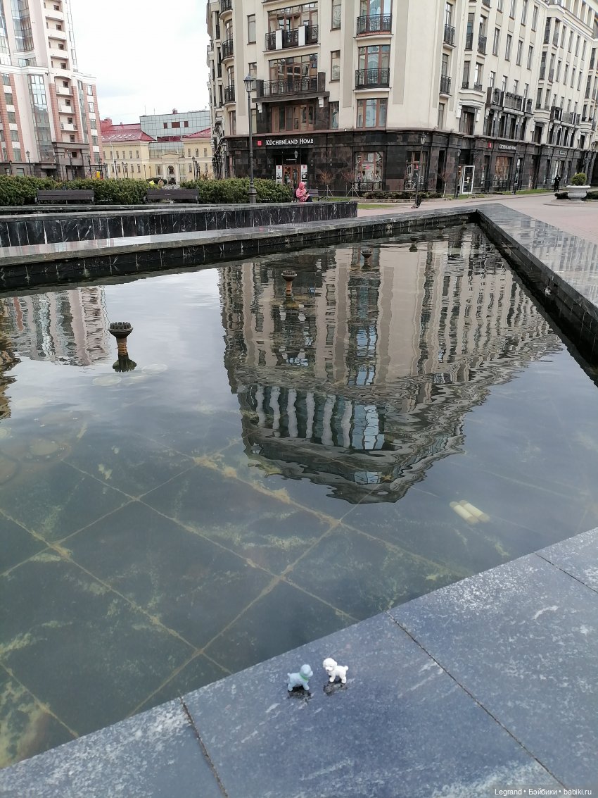 Санкт-Петербург: прогулка с собачками. У фонтанов