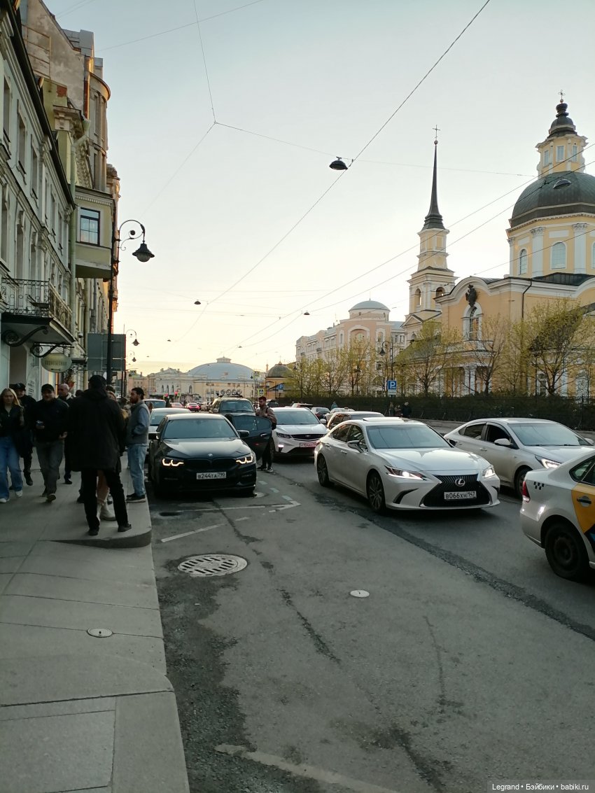 Санкт-Петербург: прогулка с Мишелем - по дороге к Фонтанке