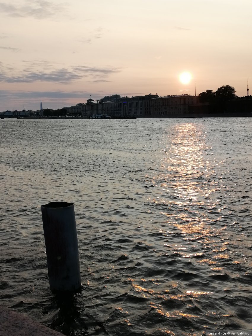 Санкт-Петербург: Нева - закат на Неве