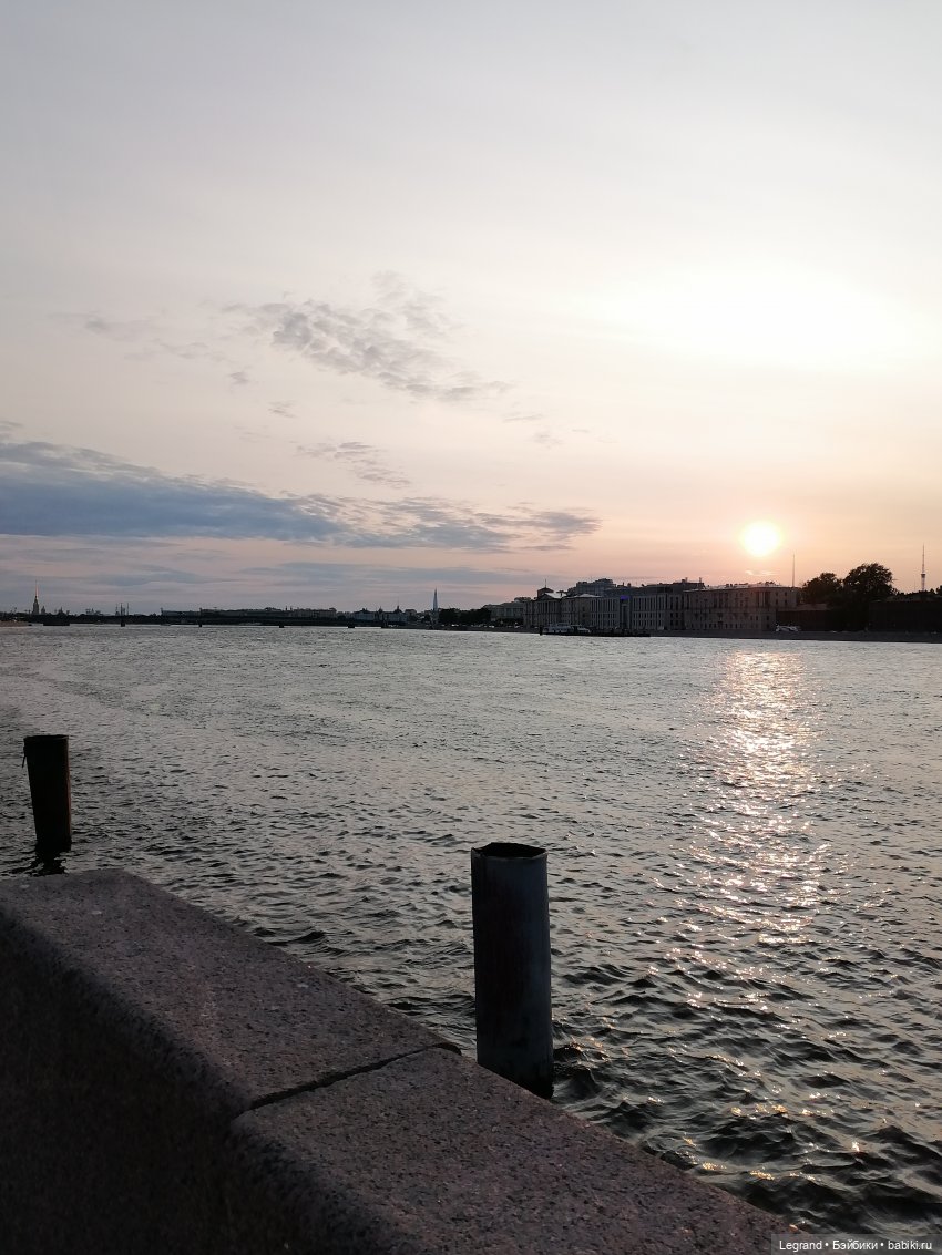 Санкт-Петербург: Нева - закат на Неве