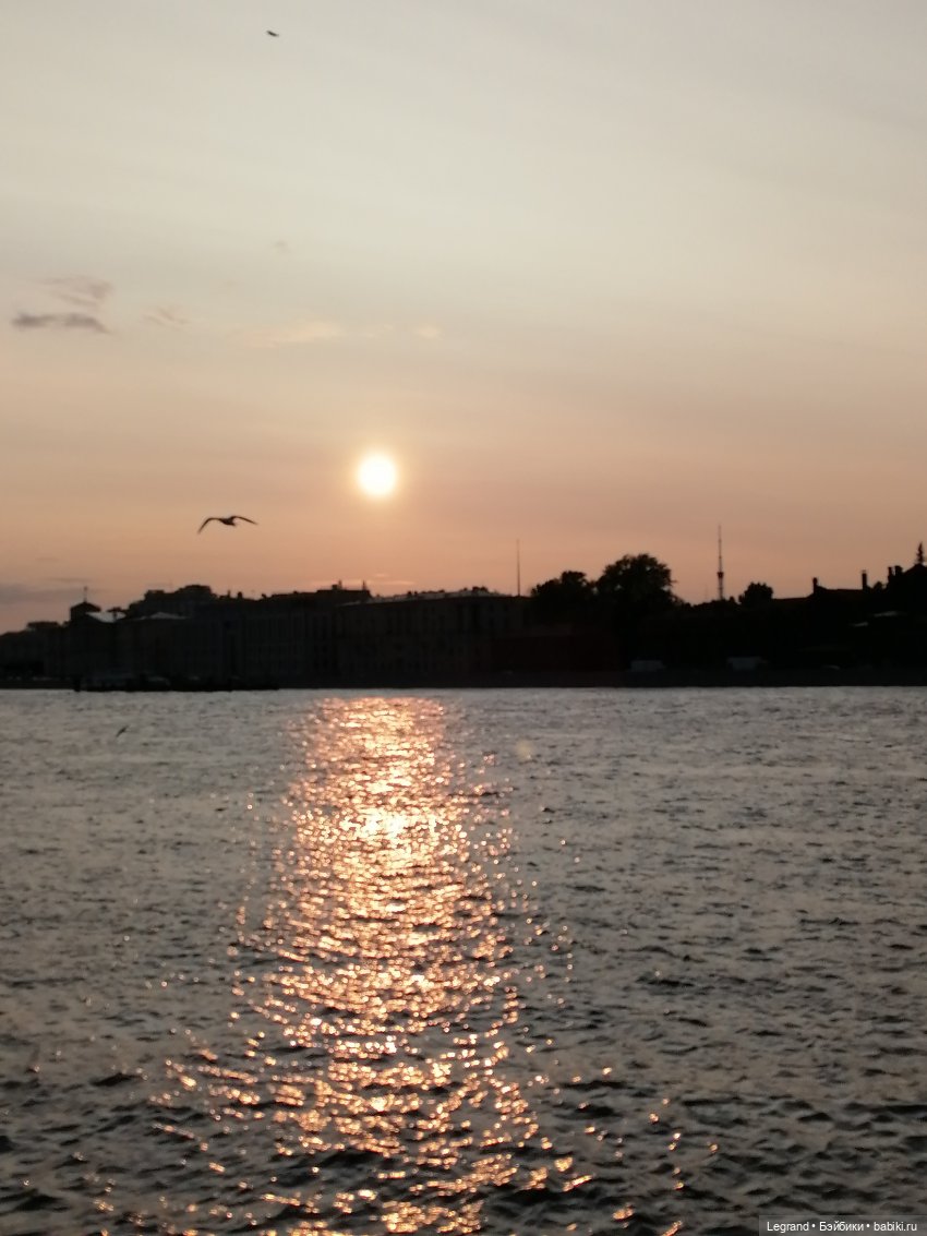Санкт-Петербург: Нева - закат на Неве