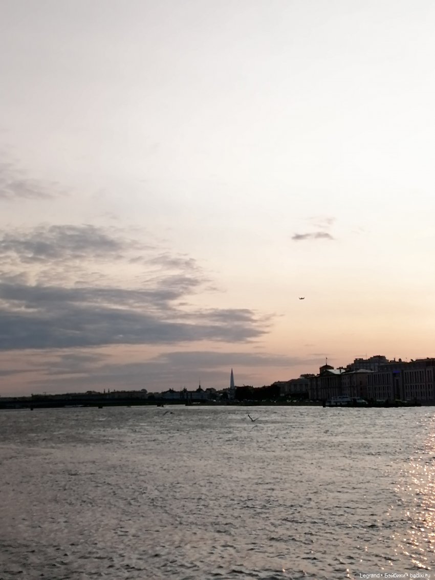 Санкт-Петербург: Нева - закат на Неве