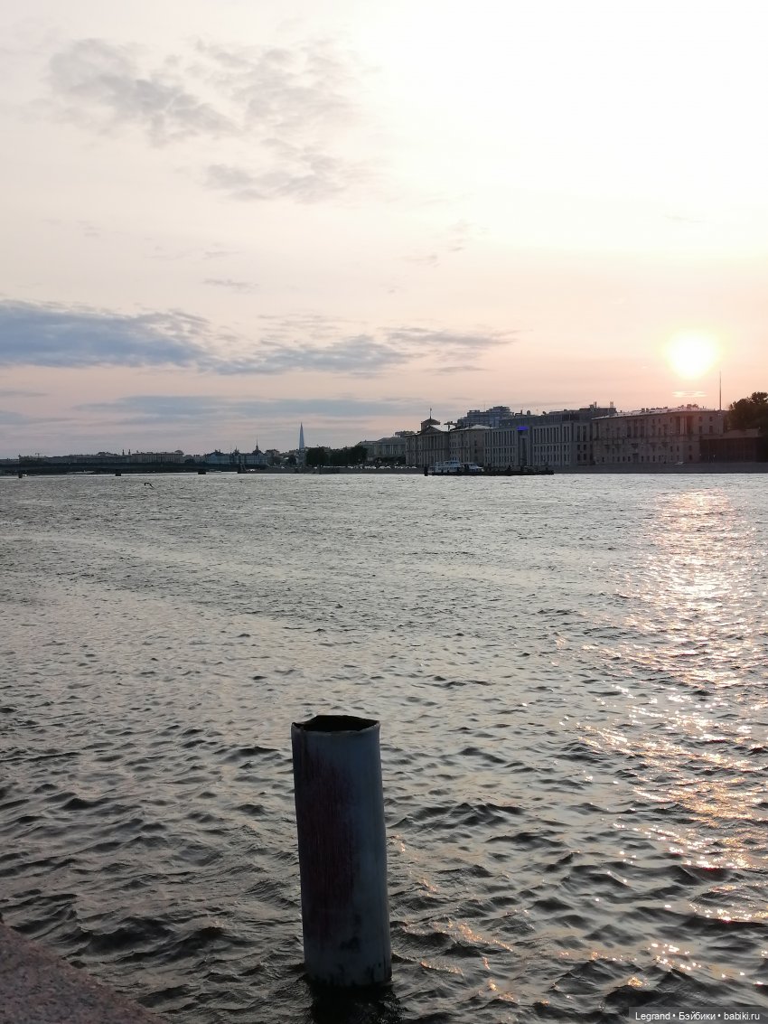 Санкт-Петербург: Нева - закат на Неве