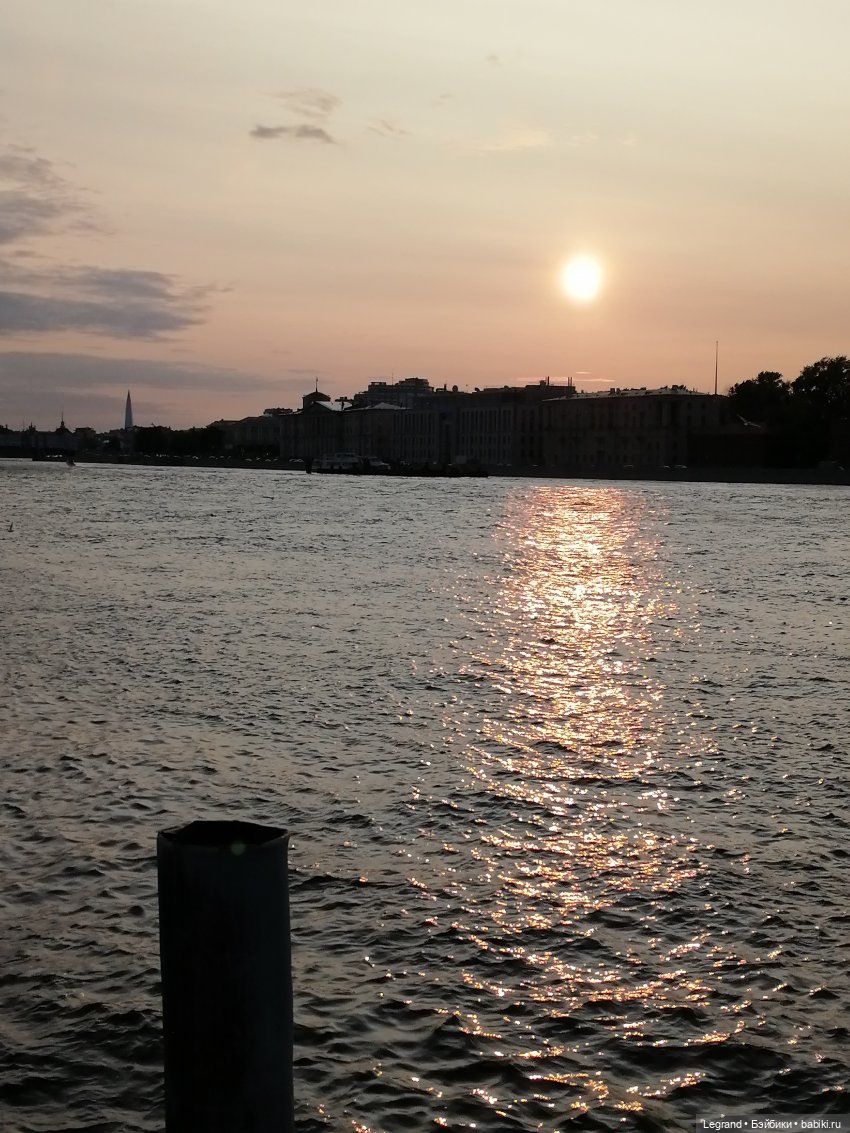Санкт-Петербург: Нева - закат на Неве
