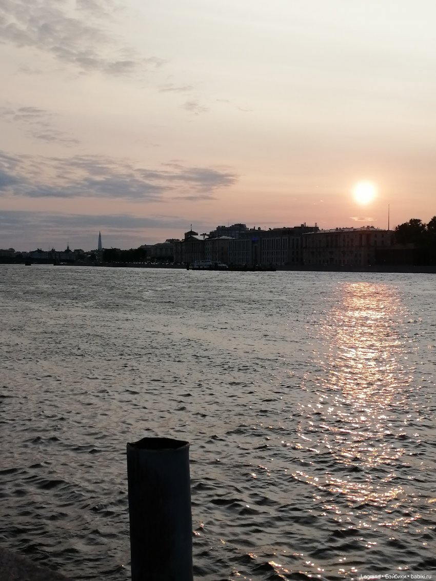 Санкт-Петербург: Нева - закат на Неве