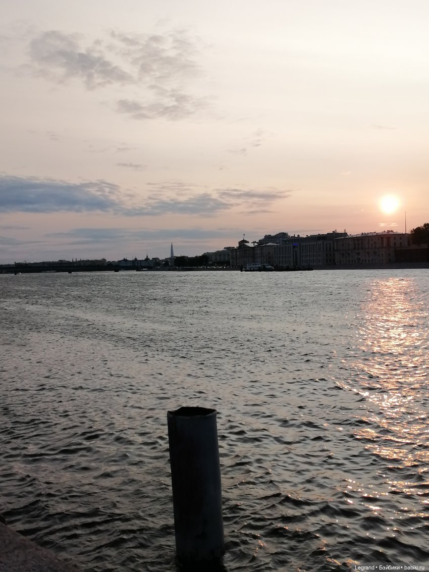 Санкт-Петербург: Нева - закат на Неве